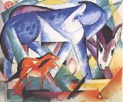 Franz Marc The First Animals (mk34) oil painting